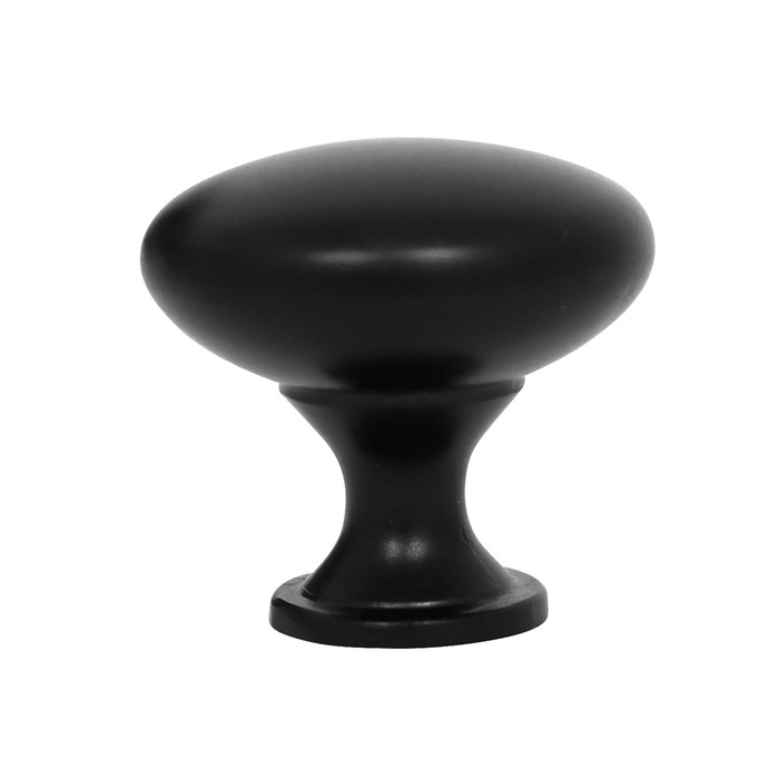 Knott matt svart Ø30 mm